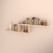 Rafkestir Side Duvar Rafı Krem ( Mat )