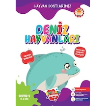 Hayvan Dostlarımız - Deniz Hayvanları Seviye 4 5-6 Yaş