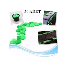 Gece Parlayan Fosforlu Çakıl Taşı Plastik Akvaryum Süsü