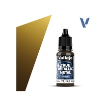 Vallejo 77142 18 Ml. Radiant Yellow, Shade, True Metallic Metal Tmm Serisi Model Boyası Renkli