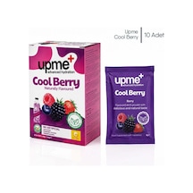 Upme Cool Berry Orman Meyveli İçecek Tozu 10'lu Paket Vitamin C Doğal Aroma Şekersiz 10 G