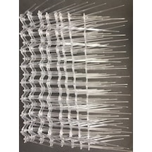 20 Adet Tekinoğlu Plastik Kuşkonmaz Şeffaf Diken 10 Metre Kuş Bariyeri, Tüylenme Önleyici Kuşsavar