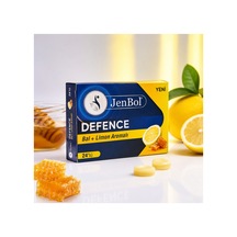 Jenbol Defence Bal + Limon Aromalı Pastil Ferahlatıcı Pastil 24'lü Bal, Limon, Mentol Ve Zencefil İçerikli