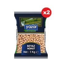 Yazar 12 MM Yerli Beyaz Nohut 2 x 1 KG