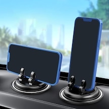 Telefon Standı Ve Telefon Tutucusu Vakumlu 360 Derece Dönebilir Son Derece Sağlam Tutan Araç Tutucu Telefon Standı Std-03