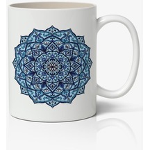 Yaşam Çiçeği Mandala Baskılı Kupa Bardak Baskılı Kahve Kupa Bardak-3