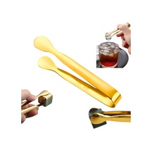 Perlotus 304 Çelik Mini Gold 11 Cm Buz Ve Şeker Maşası