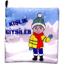 Tox Kışlık Giysiler Kumaş Sessiz Kitap T052 - Bez Kitap , Eğitici Oyuncak , Yumuşak Ve Hışırtılı