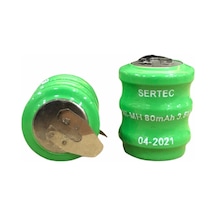 3.6v 3s1p 80 Mah 2 Pin Nı-mh Buton Pil Hmngoxxtptprp