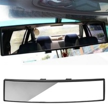 1 Adet Evrensel 300mm Abs Panoramik Eğri Dışbükey İç Dikiz Aynası Üzerinde Klip Araba-styling Kolay Kurulum