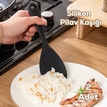 Porsima 5262 2 Adet Sert Uçlu Silikon Pilav Kaşığı Kepçe 22cm