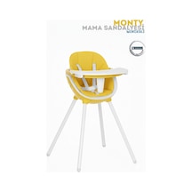 Monty Mama Sandalyesi 3 Kademeli Tabla Kaymaz Tabanlı Geniş Oturma Alanlı 6ay-9yaş Minderli
