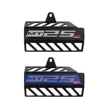 GP Kompozit Yamaha MT-25 2015-2024 Uyumlu Egzoz Koruma Kapağı Siyah