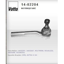 VOTTO 14-2204 Rot Başı Sağ Astra H 05- Zafira B 05-