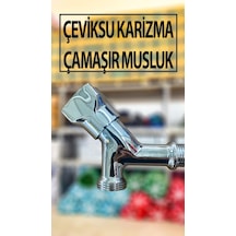 Karizma Model Çamaşır Bulaşık Makinası Musluğu Çamaşır Makinaları Bağlantı Hortumlarına Uyumludur