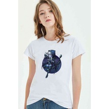 Drow Ranger Baskılı Beyaz Kadın Tshirt