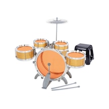 1080080 Eccho, Davul Set - Jazz Drum / 5 Adet Davul, Zil Ve Tabure / +3 Yaş