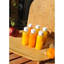6 Adet Beyaz Sızdırmaz Kapaklı 100 Ml Plastik Ginger Shot Şişe Detoks Şat Şişesi Detox Diğer