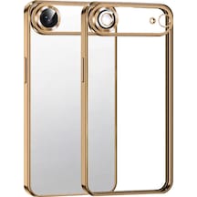 Apple iPhone 17 Air İçin Uyumlu 3d Kamera Korumalı Şeffaf Tasarım Bumper Kılıf