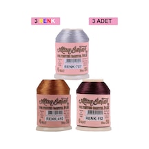 3 Adet Altınbaşak Oya Ve Dantel İpi 20 Gr - Royaleks - No: 410 - 112 - 707