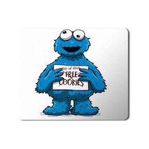 Kurabiye Canavarı Free Cookies Baskılı Mousepad Mouse Pad
