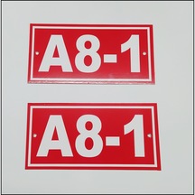 Kapı Numarası 10X20 Cm, Bina, Apartman, Işyeri Numarası (487047209)