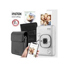 Fujifilm Instax Mini Liplay Hybrid Stone White Fotoğraf Makinesi Seti 2