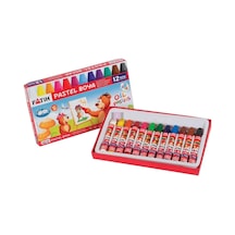 12'li Pastel Boya Çok Renkli