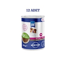 Pawpaw Biftekli Jöleli Yetişkin Köpek Maması 400 Gr X 12 Adet