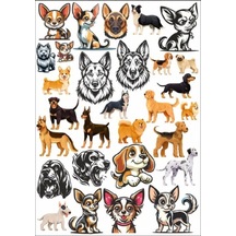 Sevimli Köpek Sticker Set 3