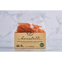 Bonatelli Organik Kırmızı Mercimek Çubuk Makarna 300 G