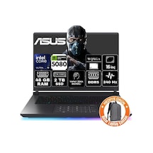 Asus Rog Strix G16 G614FRS5112P335 R9-9955HX RTX 5070 Tİ 12 GB 64 GB 4 TB SSD 16" Free Dos QHD+  Dizüstü Bilgisayar