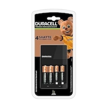 Duracell Cef14 4 Saat Pil Şarj Cihazı, 1 Adet + 2'şer Adet Şarj Edilebilir Aa Ve Aaa Pil + 2 Adet 2'li Şarj Edilebilir Aa 2500 Mah Kalem Piller, 2x1300 Aa + 2x750aaa + 4x2500 Aa