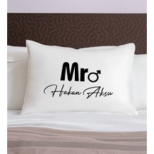 Bk Gift Kişiye Özel İsimli Pamuklu Yastık Kılıfı-5 50x70cm , Sevgiliye , Ev si, Tasarım Ev Tekstili