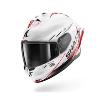 Shark Skwal Cup Speed-tech Beyaz-kırmızı Kapalı Kask Pınlock Hediyelidir