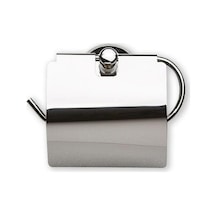 Wc Tuvalet Kağıdı Askılığı Kapaklı Lüx Tuvalet Kağıtlığı Krom Metal Wc Tuvalet Kağıtlığı