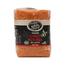 Edos Organik Kırmızı Mercimek 1 KG