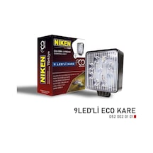Niken Calışma Lambası 9 Ledli Kare Eco Seri 27-22w 12v 24v 052 002 01 01