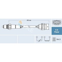 Opel Corsa E Oksijen Sensoru 1.4 2015-2019 B14xel D14xel Fae 77648