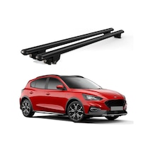 Kanca Ford Focus Active 2018 Ve Sonrası Uyumlu Siyah Kilitli Ara Atkı 110cm Port Bagaj Tavan Barı