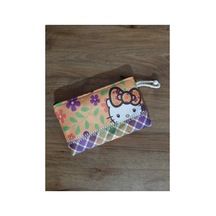 Hello Kity - Etnik Motif Desenli Tasarım Bez Kalemlik-cüzdan Diğer