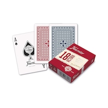 Poker Oyun Kartları Nº 18, Standart Endeks, Kırmızı Veya Mavi