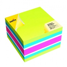 Notix Neon 4 Renk Küp 75X75 Mm 450 Yp. Yapışkanlı Kağıt