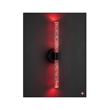 Bubbleflux Medium 40 Cm Modern Tasarım Led Aplik - Duvar Lambası - Siyah - Elektrikli - Rgb Kumandalı Çok Renkli