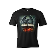 Overkill  Iron Bound Baskılı Siyah Erkek Tshirt 001
