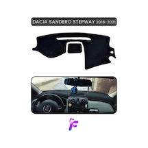 Dacıa Sandero Stepway 2015-2021 Torpido Kılıfı Yansıma Ve Isı Engeller Oto Aksesuar Ta84 Siyah