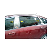 Fiat Linea Krom Cam Direği 2007-20219 8 Parça Paslanmaz Çelik K
