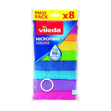 Colors Mikrofiber Bez, Çok Renkli, 8 Parça 0