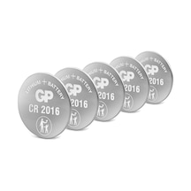 Batteries Cr2016 2016 Boy Lityum Düğme Pil, 3 Volt, 5'li Kart
