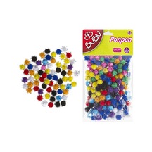 Bu-Bu Ponpon Simli 1 CM 200Lü Karma 00111